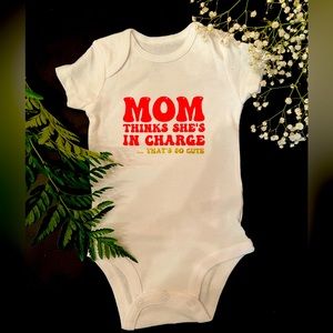 Baby Bodysuit, Unisex One-Piece Short Sleeve Onesie